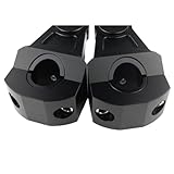 Le design à deux pièces permet une installation facile en utilisant le matériel clamp