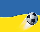 1art1 Fußball Poster Ukraine Länder-Flagge Plakat | Bild 