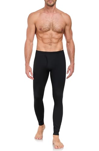 BENNIES Thermounterhose Herren Thermo Unterwäsche Warme Unterhosen Lang Thermounterwäsche Thermohose Winter Skiunterwäsche Hose Thermowäsche Funktionsunterhose Leggings für Alltag Runing Ski Sport L