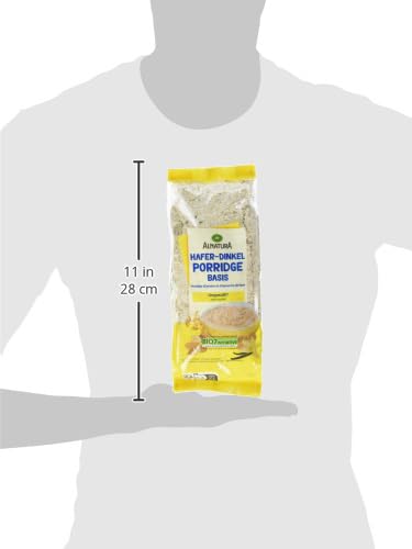 Alnatura Bio Hafer-Dinkel PORRIDGE Basis, 500g (Packung mit 3)