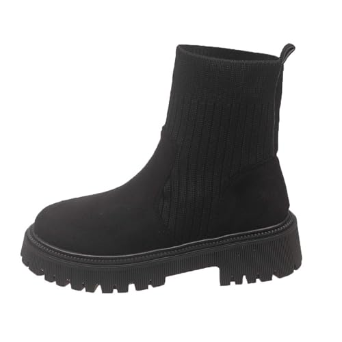 Bottes en tricot extensibles pour marcher confortablement tout l'hiver