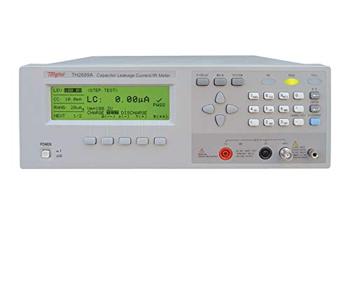 TH2689A 0-500V Leakage Current IR Meter, LC: 0-20.00mA; IR: 0.01kohm-99.99G ohm, max Charging Current 500mA