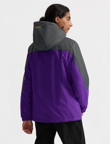 image for GEMYSE Women's Ski Snow Jacket Warm Winter Waterproof Coat Snowboard R