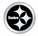 Pittsburgh Steelers NFL Silver Auto Emblem
