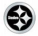 Pittsburgh Steelers NFL Silver Auto Emblem