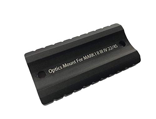 Ade Advanced Optics Red Dot Mounting Plate for Ruger Mark I, II, III, IV Mark 1,2,3,4 Pistol to FIT meopta, Insight, Eotech MRDS, Vortex Venom/Razor/Viper Red Dot Sights