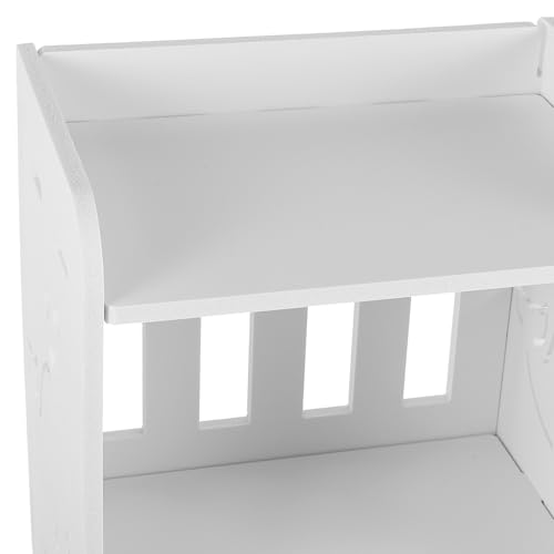 Table de chevet moderne blanche pour optimiser une chambre compacte et cocooning - 5