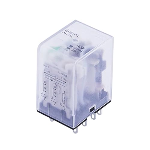 Relé de potencia HH53P 11Pin con bobina de cobre DC36V pack de 5 unidades para control eléctrico 5