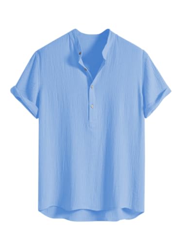 Image of Leriya Fashion Tshirt for Man | T Shirt for Mans | Mens TShirt's | Collarless T- Shirt for Mens | Half Sleeve Tshirt for Men (Available in Plus Sizes) Polycotton, Regular Fit