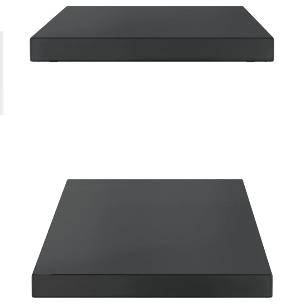 Ripiano Salva - Mensole da parete, 100 x 30 x 3 cm, in acciaio inox nero, design moderno per cucina, bagno, soggiorno, camera da letto, ufficio, soluzioni di archiviazione