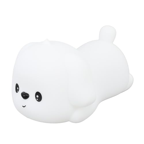 Lámpara de noche LED cachorro recargable con silicona miniatura 2