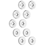 Aumotop Premium Carbon Steel Knurled Thumb Nuts Set for Fastening Parts M8 M10 for Industrial Use (M4(10pcs))