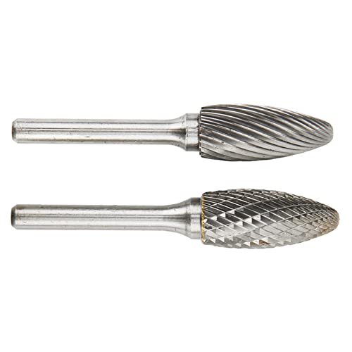 Set de fresas de carburo de corte simple y doble miniatura 3