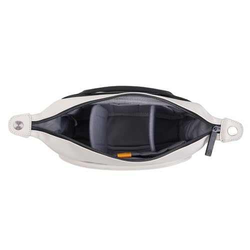 Image of Vanguard VEO Lite W3L Camera & Everyday Waist Pack (Cream) - 3L Capacity, Fits Mirrorless Camera + Accessories, Tripod Strap, Adjustable Wear, Easy-Clean Water-Resistant Design