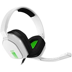 Audifonos Gaming Astro A10 ASTRO Gaming A10 Auriculares alámbricos, ligeros y resistentes, ASTRO Audio, clavija de 3.5mm, para Xbox Series X y S, Xbox One, PS5, PS4, Nintendo Switch, PC, Mac, móvil - Blanco/Verde