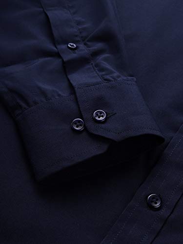 Image of English Navy Men Dress Shirt