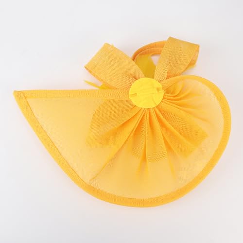 Image of DRESHOW Women Fascinator Hats Tea Party Hat Vintage Pillbox Hat Headband for Cocktail