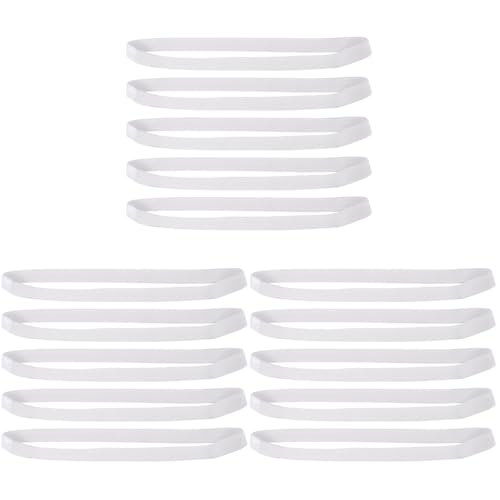 FRCOLOR 15 diademas elásticas deportivas para correr, bandas finas, diademas estrechas, bandana para correr, cinta deportiva, diadema deportiva, diadema para correr