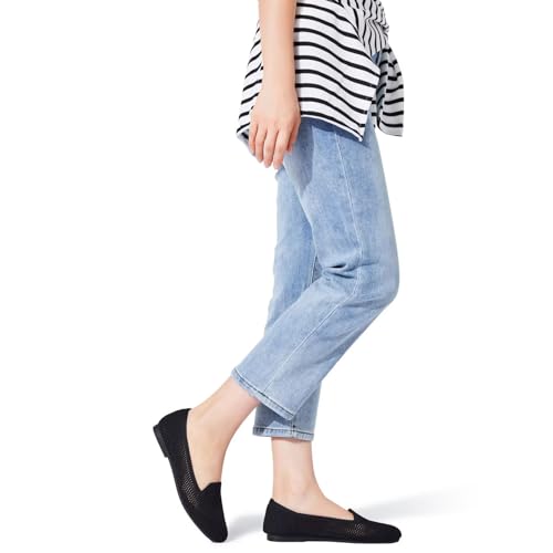 Image of Frank Mully Women's Loafer Flats Square Toe Comfortable Office Work Shoes, Cute Penny Loafer Slip On Walking Driving Shoes