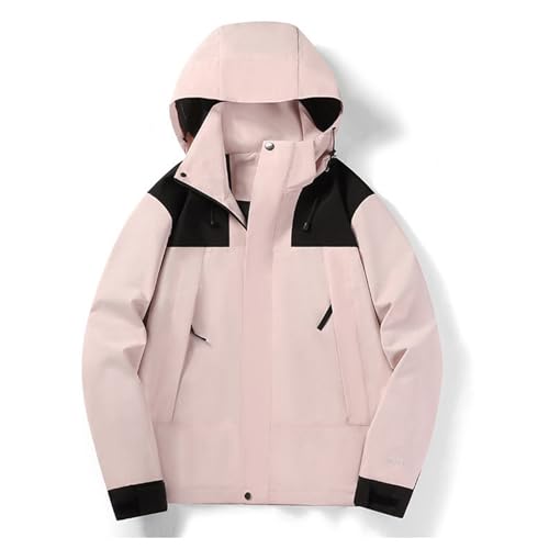 Veste softshell pour femme mi-saison imperméable à capuche amovible