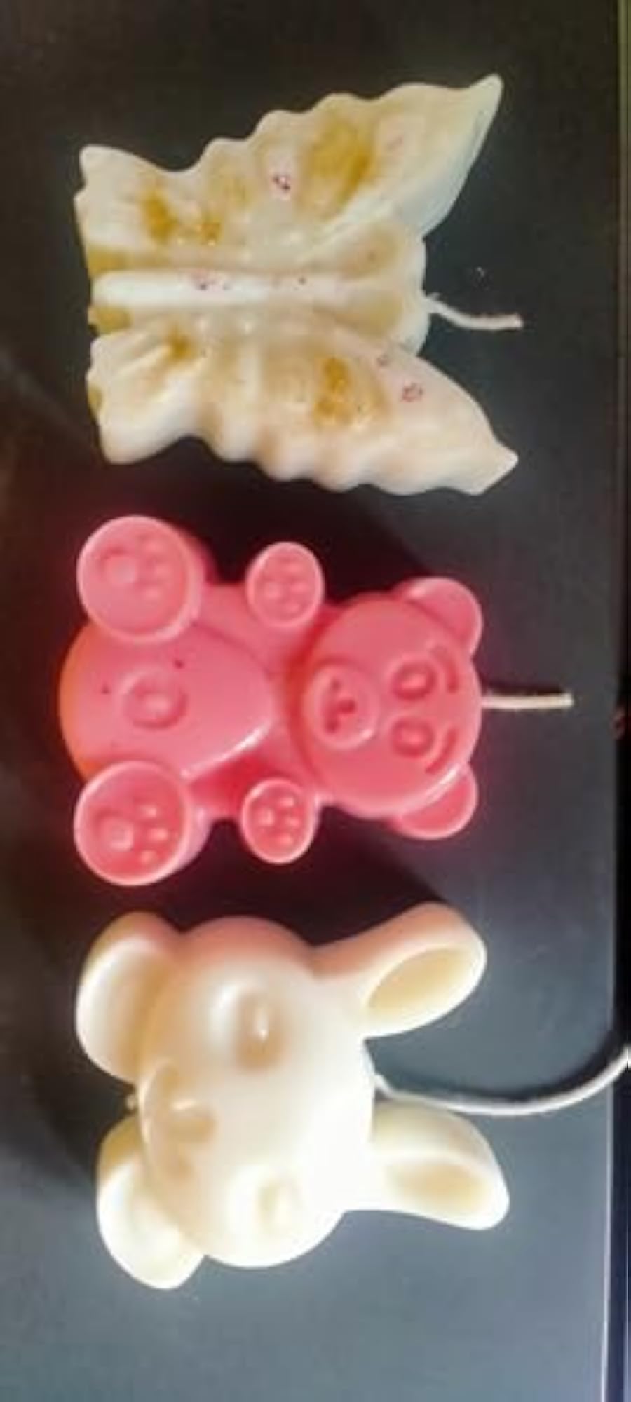 Pink Teddy Bear Decorative Candle, Cute Design