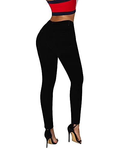 roswear Women's Essentials Ripped Mid Rise Destroyed Skinny Jeans3