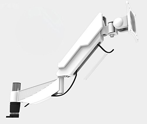 Support D'écran PC Articulé - Rotation 360°, Inclinaison ±90° - Pour écrans 14 à 27" (poids Max 6.5 Kg) - Noir