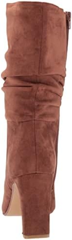 Chinese Laundry Women's Ezra Suedette Fashion Boot, Brown, 7 | Image 2