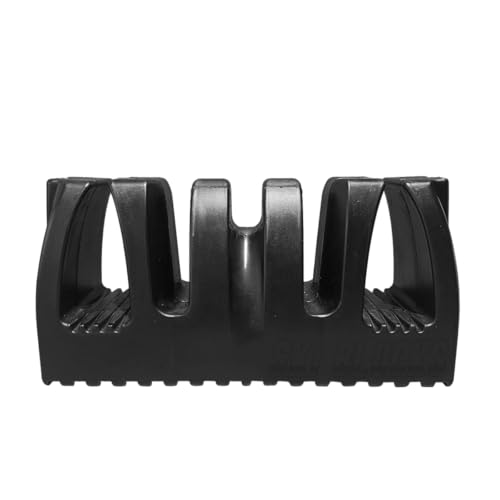 Magnetic Ski Holder and Snowboard Rack - Anti-Slip Design Scratch-Proof, Portable Storage Solution Ski Rack for Garage, Cargo Box, Cars, Ski Bags,Fishing poles and Outdoor Adventures (Black, One Pack)