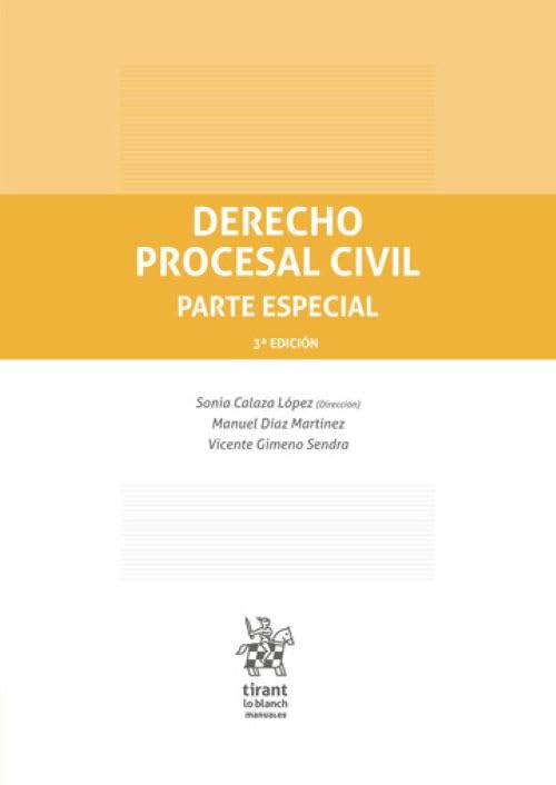 Derecho Procesal Civil Parte Especial 3ª Edición (Manuales)