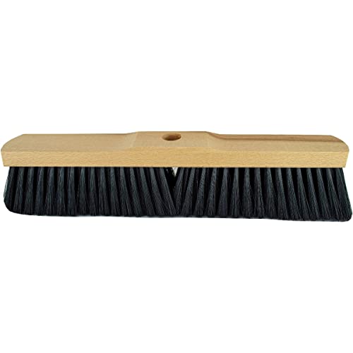 Besen Saalbesen Mischhaar-Borsten Sattelholz mit Stielloch 40 cm