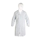 Color blanco. Biolab LAB 121364 - Bata de laboratorio para hombre, talla XX-Large
