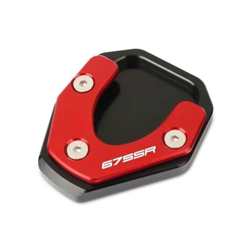 Support béquille latérale CFMOTO 675SR-R extension moto pour pause balade et roadtrip