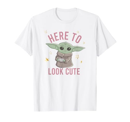 T-shirt Star Wars The Mandalorian Grogu en coton manches courtes