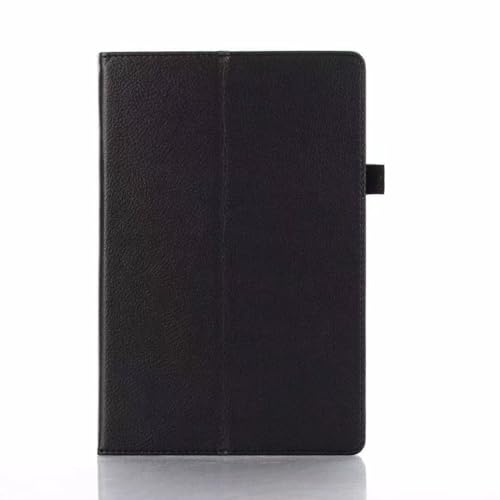 HaOaMoEo Case for Samsung Galaxy Tab E 9.6 inch 2015 SM-T560/T561/T565/T567 Case PU Leather Stand Folio Flexible Cover for Galaxy Tab E 9.6 inch 2015 (Black)