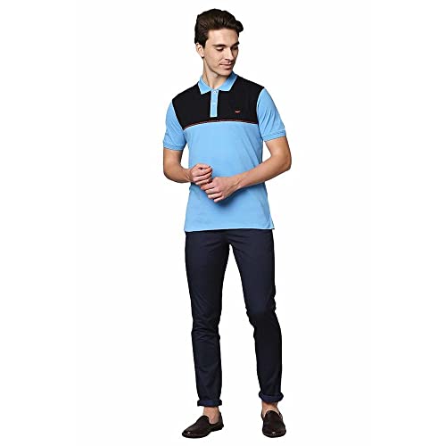 Image of Park Avenue Men's Cotton Blend Print Pattern Neo Fit Flat Front Chinos