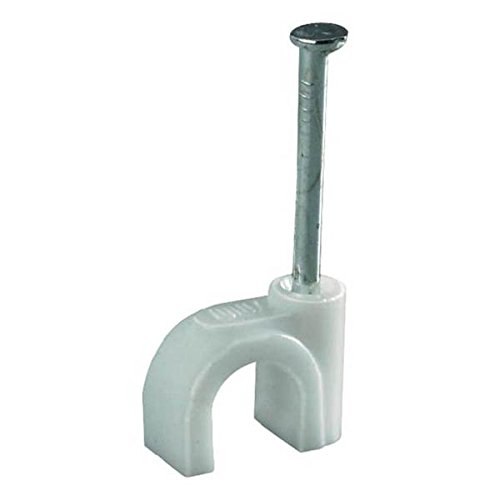 Coax Cable Clip Strap 100 Pack 1/4