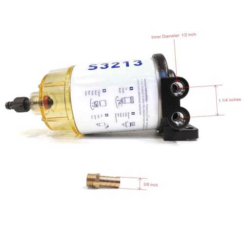 The ROP Shop | Water Separating Fuel Filter Kit for Mercury 150HP Pro XS 2B550139 & Up Outboard