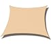 Cool Area Rectangle 13' X 19'8'' Sun Shade Sail for Patio in Color Sand