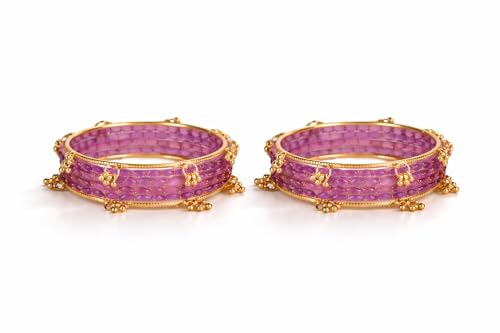 Image of Shining Diva Fashion 16 Pcs Trendy Stylish Glass & Kashmiri Ghungroo Bangles Set for Women & Girls | Traditional Festive Wedding Party Jewellery