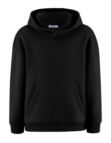 Arshiner Boys Hooded Sweatshirt Fleece Pullover Long Sleeve Warm Hoodies with Pocket for Kids 5-14 Years