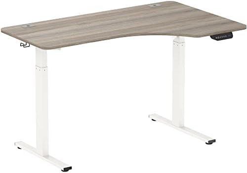 L-Shaped Electric Height Adjustable Standing Desk - Thumbnail 5