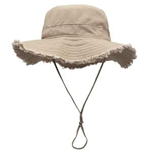 Connectyle Womens Cotton Sun Hat Floppy Wide Brim Bucket Hat Foldable Gardening Hat Breathable Summer Travel Beach Hat UPF50+