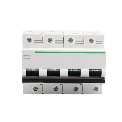 Interruptor disyuntor magnetotérmico 4P 80A curva D de corte simultáneo industrial