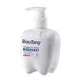 ✡Diseñado para presionar: la pasta de dientes para blanquear los dientes contiene un cabezal de bomba de presión que es fácil de usar para todos. Solo tenemos que presionarlo suavemente.