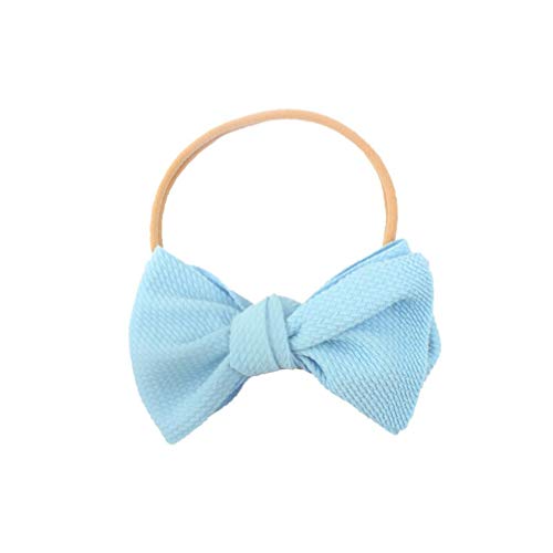 Preisvergleich Produktbild Koojawind MäDchen Baby Kleinkind Turban Solide Stirnband Haarband Bogen ZubehöR Kopfbedeckungen, Baby MäDchen Neugeborenen Turban Stirnband Stricken Haarband Haarband Fotografie Requisiten