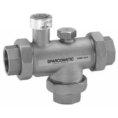 Honeywell AMX Series Thermostatic Mixing Valve | 3/4" Union Sweat | For Water Heater Safety & Temperature Control - View #2