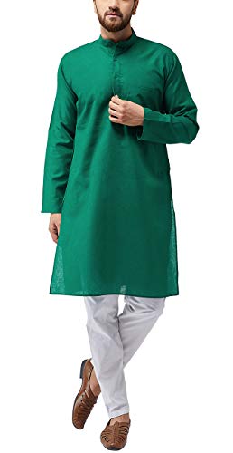 Sojanya (Since 1958 Men'S Cotton Blend Only Long Kurta