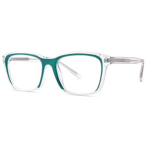Image of Pro Acme Blue Light Blocking Glasses for Women Men Classic Square Frame Clear Lens Glasses for Computer