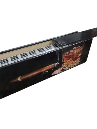 Set personalizado de dominó con caja decorativa de madera miniatura 3